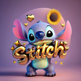 Stitch-Full Round Diamond Painting-30x30cm