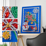 Christmas - Partial Special Shaped Diamond Painting 30*40cm