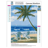 Coconut Tree Full Drill s Painting
