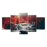 5pcs/set Landscape - Full Drill Round Drill Painting - 95x45cm