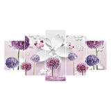 5pcs/set Dandelion - Full Drill Round Drill Painting - 95x45cm