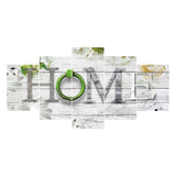 5pcs/set Home - Full Drill Round Drill Painting - 95x45cm