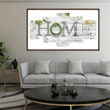 5pcs/set Home - Full Drill Round Drill Painting - 95x45cm