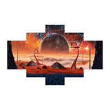 5pcs/set Novelty - Full Drill Round Drill Painting - 95x45cm