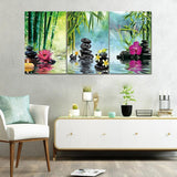 3pcs/set Stone - Full Drill Round Drill Painting - 80x40cm