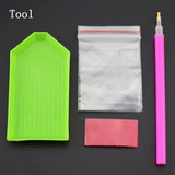 Horse - Full Drill Round Drill Painting - 80x30cm