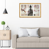 3pcs/set Buddha - Full Drill Round Drill Painting - 90x55cm