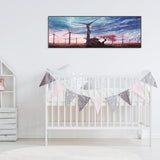 Vintage Field - Full Drill Round Drill Painting - 80x30cm