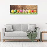 Cute Easter Eggs - Full Drill Round Drill Painting - 80x30cm