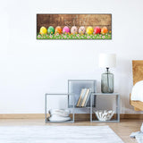 Cute Easter Eggs - Full Drill Round Drill Painting - 80x30cm