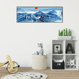 The Great Wall - Full Drill Round Drill Painting - 80x30cm