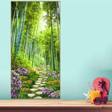 Bamboo Road - Full Drill Round Drill Painting - 85x45cm