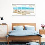 5pcs Beach - Full Drill Round Drill - 95x45cm