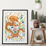 Chinese Dragon  - Full Drill Round Drill - 40x60cm