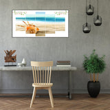 5pcs Beach - Full Drill Round Drill - 95x45cm