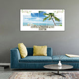 5pcs Beach - Full Drill Round Drill - 95x45cm