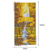 Autumn Scenery - Full Drill Round Drill - 55x100cm