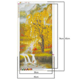 River and Tree - Full Drill Round Drill Painting - 85x45cm