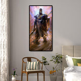 Cartoon Warrior - Full Drill Round Drill - 45x85cm