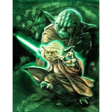 Movie Role Yoda  - Full Drill Round Drill - 40x50cm