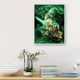 Movie Role Yoda  - Full Drill Round Drill - 40x50cm