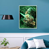 Movie Role Yoda  - Full Drill Round Drill - 40x50cm