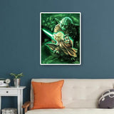 Movie Role Yoda  - Full Drill Round Drill - 40x50cm