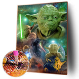 Movie Role Yoda  - Full Drill Round Drill - 40x50cm