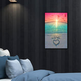 Love by the Sea - Full Drill Round Drill - 40x60cm
