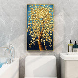Golden Tree - Full Drill Round Drill - 45x85cm