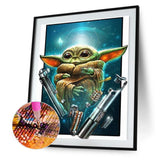 Yoda - Full Drill Round Drill - 30x40cm