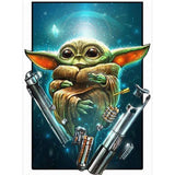 Yoda - Full Drill Round Drill - 30x40cm