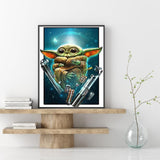 Yoda - Full Drill Round Drill - 30x40cm