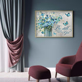 Flower-Full Drill Round Drill-50x40cm-Diamond Painting