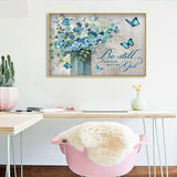 Flower-Full Drill Round Drill-50x40cm-Diamond Painting