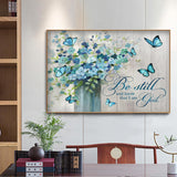 Flower-Full Drill Round Drill-50x40cm-Diamond Painting