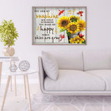 Flower-Full Drill Round Drill-50x40cm-Diamond Painting