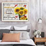 Flower-Full Drill Round Drill-50x40cm-Diamond Painting