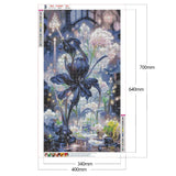 Black Rose-Full Drill Diamond Painting-40x70cm