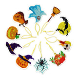 10pcs/set DIY Diamond Painting Decoration Christmas / Halloween Tree Pendants