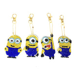 4pcs/set Diamond painting Keychain