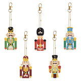 6/5Pcs/Set-Animal-Double Side Drill-Diamond Keychain
