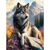 Animal-Full Round Diamond Painting-30x40cm