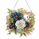 Flower Garland-Single Side Drill-Diamond Pendant