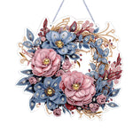 Flower Garland-Single Side Drill-Diamond Pendant