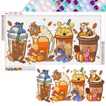 Winnie the Pooh-Full Round Diamond Painting-70x40cm-Large Size