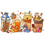 Winnie the Pooh-Full Round Diamond Painting-70x40cm-Large Size