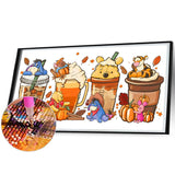 Winnie the Pooh-Full Round Diamond Painting-70x40cm-Large Size