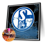 Schalke Logo-Full Round Diamond Painting-40x40cm