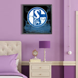 Schalke Logo-Full Round Diamond Painting-40x40cm
